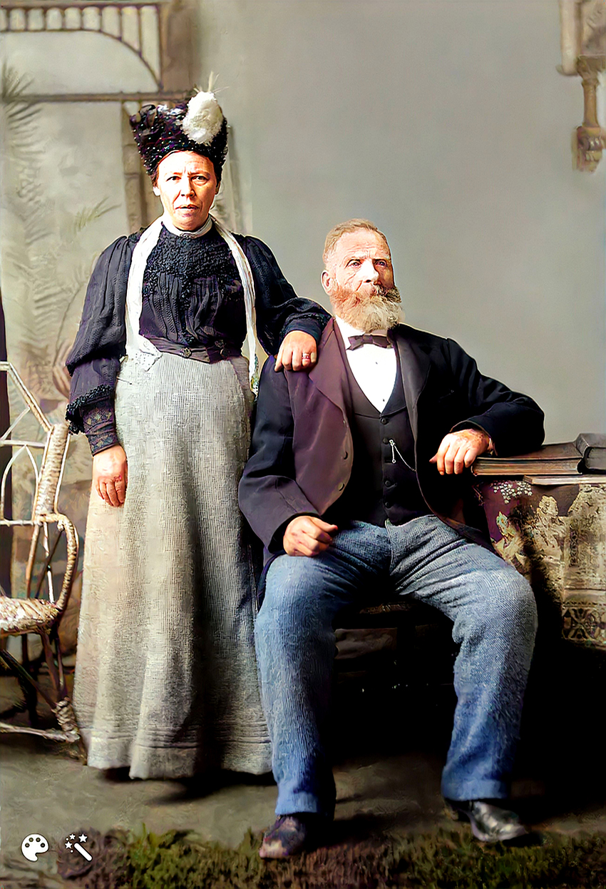 Photo of photos/Donald McLennan and Margaret Grigor portrait 1900s